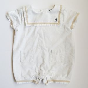 Sold...Janie and Jack Sailor Romper 0-3 months